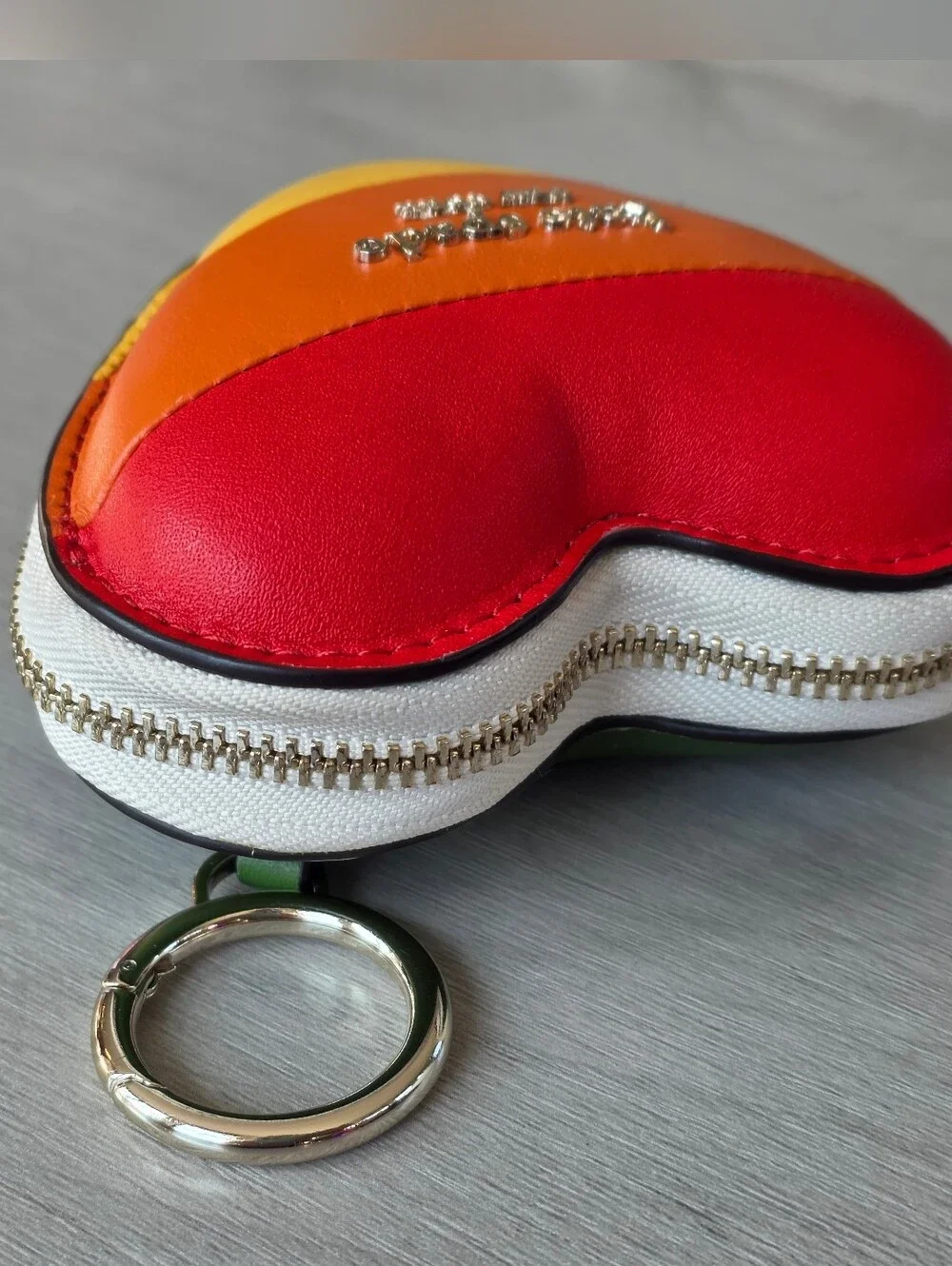 Kate Spade Rainbow 3D Heart Coin Purse